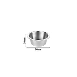 (10 sztuk) Mini miseczki do dipów - Ø 6 cm