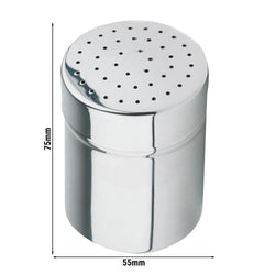 (6 sztuk) Dozownik - drobny - stal nierdzewna - 150 ml - wysokość: 75 mm