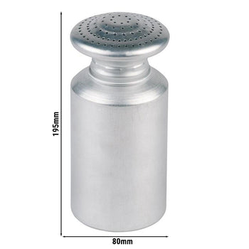 (6 sztuk) Solniczka i pieprzniczka do frytek – stal nierdzewna – 450 ml – wysokość: 195 mm - Prime Gastro