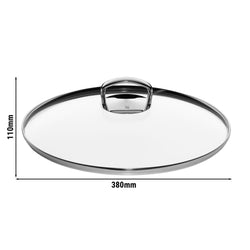 WMF | Fusiontec Mineral – szklana pokrywa do woka – Ø 360 mm
