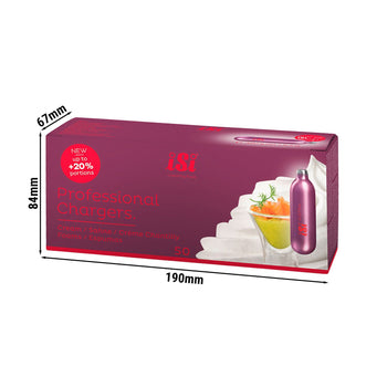 (50 Stück) ISI | Kapseln für Sahnespender - 8,4 g