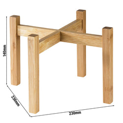 Stelaż - drewno bambusowe - wysokość: 140 mm - pasuje do modeli 10430 i 10435