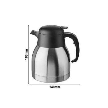 (6 sztuk) Dzbanek próżniowy - CLASSIC - 1 litr - obsługa jedną ręką - Prime Gastro