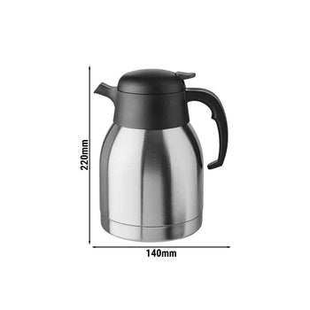 (6 sztuk) Dzbanek próżniowy - CLASSIC - 1,5 litra - obsługa jedną ręką - Prime Gastro