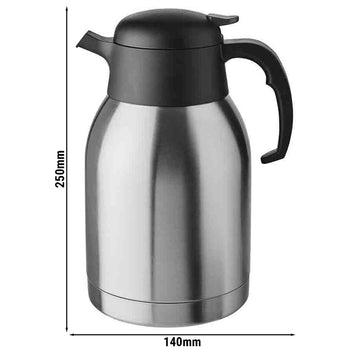 (6 sztuk) Dzbanek próżniowy - CLASSIC - 2 litry - obsługa jedną ręką - Prime Gastro