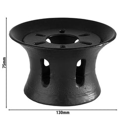 (6 sztuk) Podgrzewacz do naczyń - ASIA - żeliwo - wysokość: 75 mm