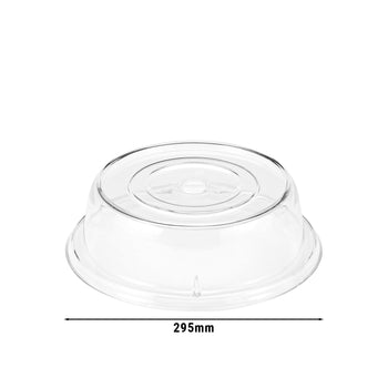 (12 szt.) CAMBRO | CAMCOVERS® - Pokrywa na talerz wykonana z Camwear® - Poliwęglan - ø 279 mm - Przezroczysta - Prime Gastro