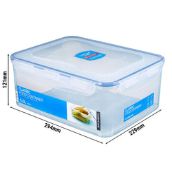 LocknLock | Multifunktionsbox Classic - 5,5 Liter - mit Abtropfgitter - transparent