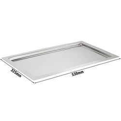 (6 sztuk) Taca GN 1/1 - FRAMES - stal nierdzewna - wysokość: 20 mm