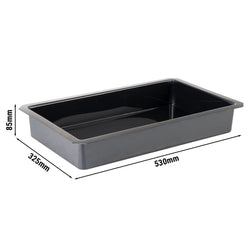 (6 sztuk) Pojemniki GN 1/1 wkładka - SUPERBOX - polistyren - wysokość: 85 mm