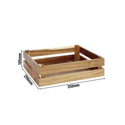 Pudełko drewniane - SUPERBOX - wysokość: 105 mm - odpowiednie do GN 1/2