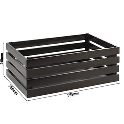 Skrzynka drewniana - SUPERBOX - wysokość: 200 mm - odpowiednia do GN 1/1