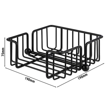 (6 sztuk) Serwetniki - URBAN - metalowe - na ok. 50 serwetek 1/4 zagiętych - wraz z obciążnikami - Prime Gastro