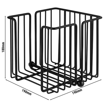 (6 sztuk) Serwetniki - URBAN - metalowe - na ok. 120 serwetek 1/4 zagiętych - wraz z obciążnikami - Prime Gastro