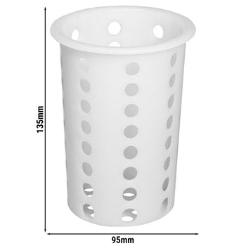 (6 sztuk) Uchwyt na sztućce - polietylen - Ø 95 mm - Prime Gastro