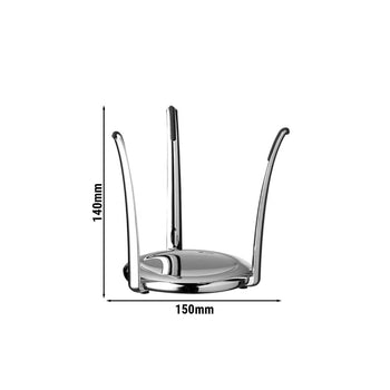 Stojak bufetowy - KING - metalowa konstrukcja - wysokość: 140 mm