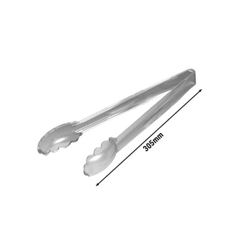 (12 szt.) CAMBRO | LUGANO® - Szczypce kuchenne - 305 mm - przezroczyste - Prime Gastro