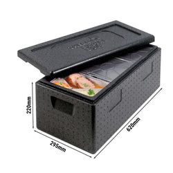 (3 sztuki) THERMO FUTURE BOX | Pojemnik termiczny MENU 3–20 litrów – czarny