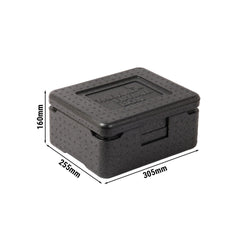 (19 sztuk) THERMO FUTURE BOX | Pojemnik termiczny MINI – 5 litrów – czarny