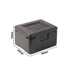 (18 sztuk) THERMO FUTURE BOX | Pojemnik termiczny MINI – 7 litrów – czarna