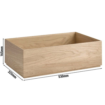 Pudełko drewniane - VALO - GN 1/1 - wysokość: 165 mm - Prime Gastro