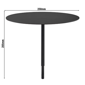 Podest - VALO - Ø 250 mm - pasuje do stojaka bufetowego 14030 - czarny - Prime Gastro