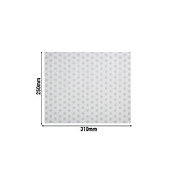 (6 szt.) Mata antypoślizgowa - VALO - Silikon - Transparentny - 310x250x1mm - do GN 1/2 - kompatybilny z drewnianą skrzynką VALO GN 1/2