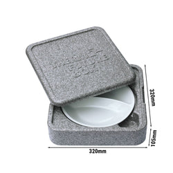 (20 sztuk) THERMO FUTURE BOX | pojemnik termiczny PLATTER – szary