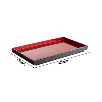 (6 sztuk) Taca GN 1/3 - ASIA PLUS - melamina - wysokość: 30 mm - Prime Gastro