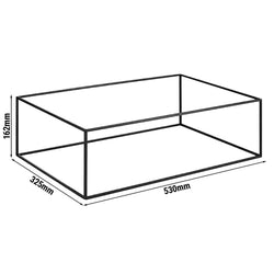 Stojak bufetowy - ASIA PLUS - metalowa rama - wysokość: 162 mm - pasuje do pojemników GN 1/1 i GN 2/4