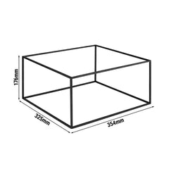 Stojak bufetowy - ASIA PLUS - metalowa konstrukcja - wysokość: 176 mm - pasuje do pojemników GN 1/3 i GN 2/3