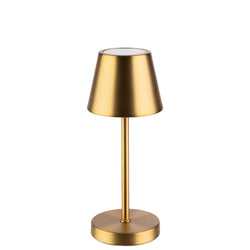 (4 szt.) Lampa stołowa – MERLE MICRO – z 3 - stopniową regulacją jasności – Ø 80 mm – złota