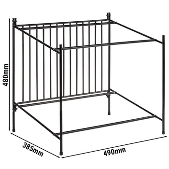 Stelaż bufetowy - metalowy stelaż - wysokość: 480 mm - odpowiedni do pojemników GN 1/1 i GN 1/2 Superbox
