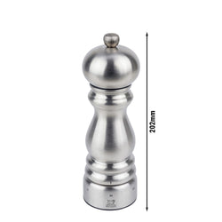 (6 Stück) PEUGEOT | PARIS CHEF - Pfeffermühle - u'Select - Edelstahl - Höhe: 180mm