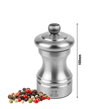 (6 sztuk) PEUGEOT | BISTRO HORECA Chef - Młynek do pieprzu - Stal nierdzewna - Wysokość: 100mm - Prime Gastro