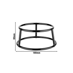 Stojak bufetowy - MULTI ROUND - metalowy - okrągły - wysokość: 80 mm