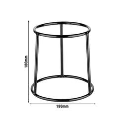Stojak bufetowy - MULTI ROUND - metalowy - okrągły - wysokość: 180 mm