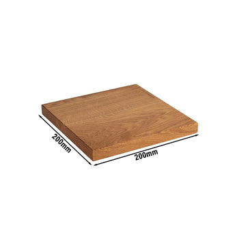 Deska bufetowa - PERFECTO SMALL - 200 x 200 mm - olejowane drewno dębowe - Prime Gastro