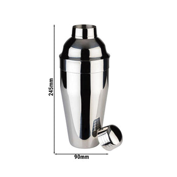 (6 sztuk) Shaker - CLASSIC - stal nierdzewna - 0,7 litra - Prime Gastro