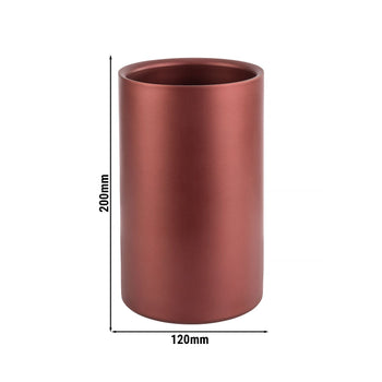 Chłodziarka do butelek - zewnętrzna Ø 120 mm - czerwona - Prime Gastro