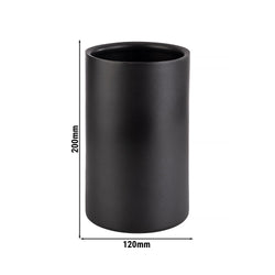Chłodziarka do butelek - zewnętrzna Ø 120 mm - czarna