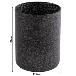 (6 sztuk) Naczynie do sosów i chłodziarka do butelek - FROSTFIRE - aluminium - 1,4 litra - Ø 115 mm - czarny