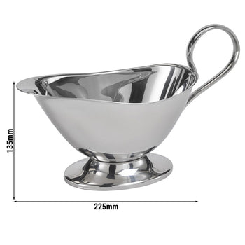 (6 sztuk) Sosjerka - PROFI - stal szlachetna 18/8 - 0,4 litra - Prime Gastro