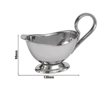 (6 sztuk) Sosjerka - PROFI - stal nierdzewna 18/8 - 0,07 litra - Prime Gastro