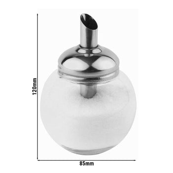 (6 sztuk) Cukiernica - szkło - 150 ml - z rurką dozującą - Prime Gastro