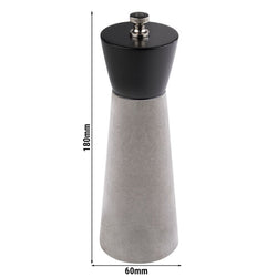 (6 sztuk) Młynek do pieprzu - ELEMENT - beton - wysokość: 180 mm