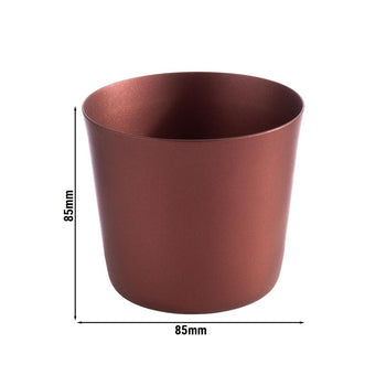 (6 sztuk) Miska - LEVANTE - stal nierdzewna - 0,4 litra - Ø 85 mm - czerwona - Prime Gastro