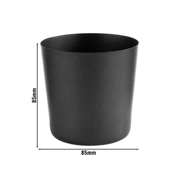 (6 sztuk) Miska - LEVANTE - nierdzewna - 0,4 litra - Ø 85 mm - czarna - Prime Gastro