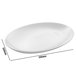 (2 sztuki) WMF | AVA – Talerz – owalny – 360 x 260 mm