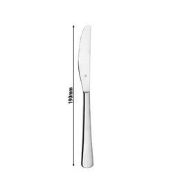 (12 sztuk) WMF | EVO – noże do przystawek i deserów – 190 mm